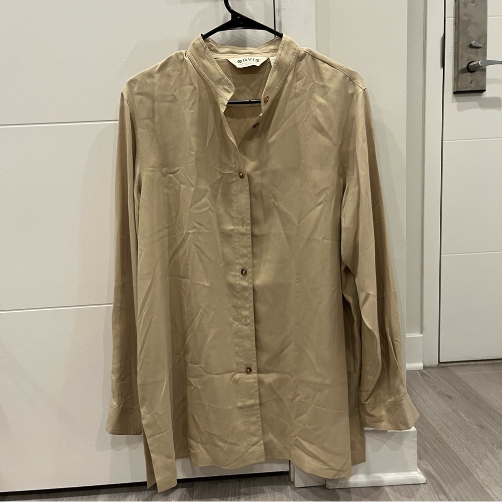 Orvis Silk Long Sleeve Top L